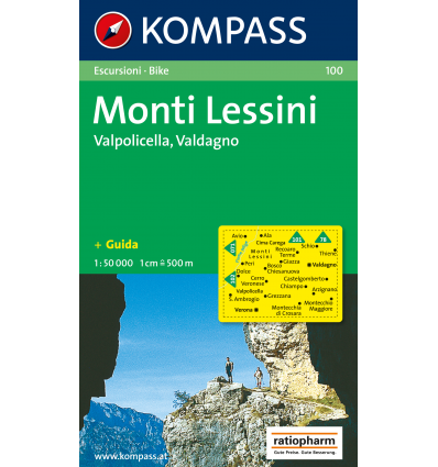 Monti Lessini, Valpolicella, Valdegna 1:50.000