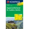 Appenzellerland, St. Gallen, Säntis, 1:40.000