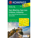 San Marino, San Leo, Urbino, Urbania 1:50.000