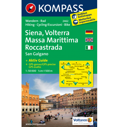 Siena, Volterra, Massa Marittima, Rocca Strada 1:50.000