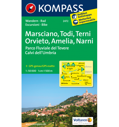 Marciano, Todi, Terni, Amelia, Narni 1:50.000