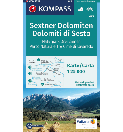 Sextner Dolomiten, Naturpark Drei Zinnen 1:25.000