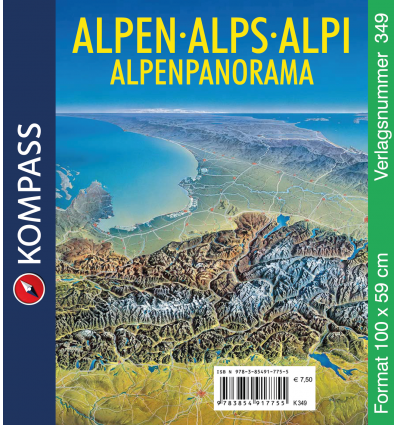 Panorama delle Alpi, poster in rotolo