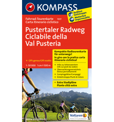 Ciclabile della Val Pusteria 1:50.000