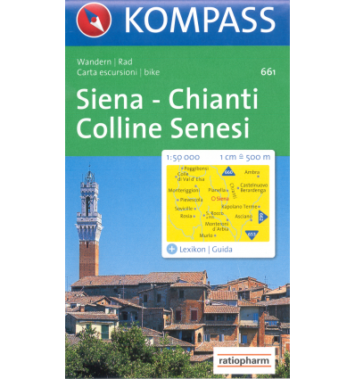 Siena, Chianti, Colline Senesi 1:50.000