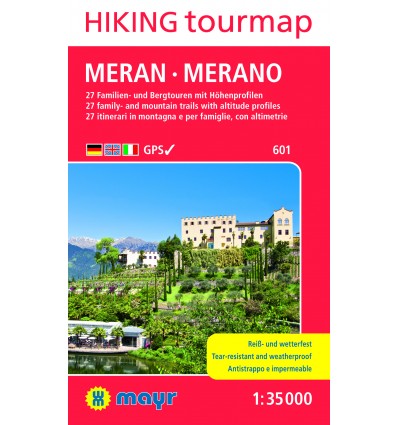 Hiking Tourmap Meran 1:35.000