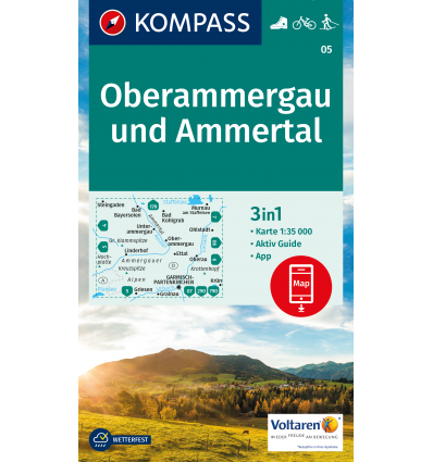 Oberammergau und Ammertal 1:35.000