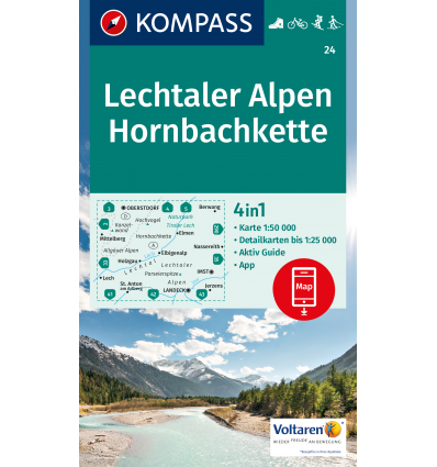 Lechtaler Alpen, Hornbachkette 1:50.000