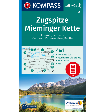 Zugspitze, Mieminger Kette 1:50.000