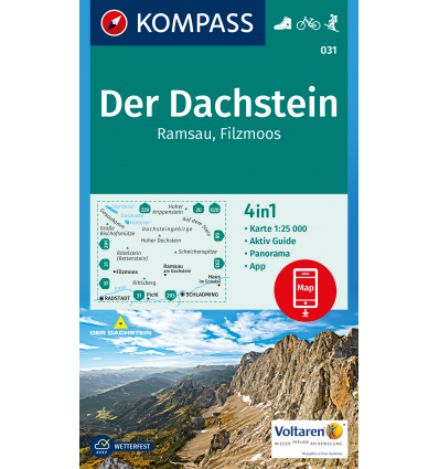 Der Dachstein, Ramsau, Filzmoos 1:25.000