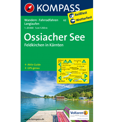 Ossiacher See, Feldkirchen in Kärnten 1:25.000