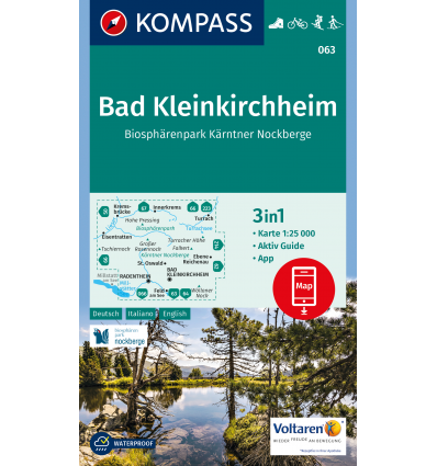 Bad Kleinkirchheim, Biosphärenpark Kärntner Nockberge 1:25.000