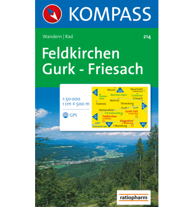 Feldkirchen, Gurk, Friesach 1:50.000