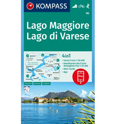 Lago Maggiore, Lago di Varese 1:50.000