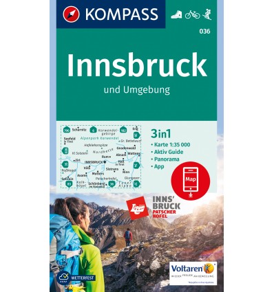 Innsbruck e dintorni 1:35.000