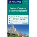 Cortina d'Ampezzo, Dolomiti Ampezzane 1:25.000