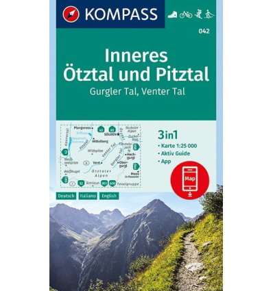 Inneres Ötztal und Pitztal, Gurgler Tal, Venter Tal 1:25.000