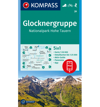 Glocknergruppe, Nationalpark Hohe Tauern 1:50.000