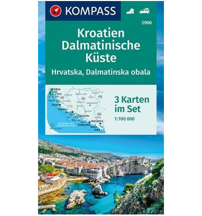 Kroatien, Dalmatische Küste 1:100.000