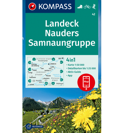 Landeck, Nauders, Samnaungruppe 1:50.000