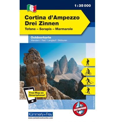 Cortina d'Ampezzo, Tre Cime 1:35.000