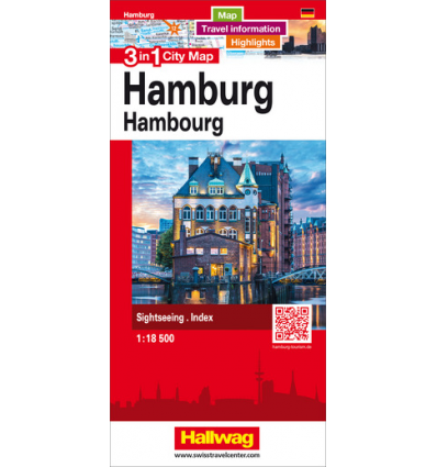 City Map Amburgo 1:18.500