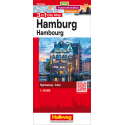 City Map Amburgo 1:18.500
