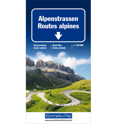 Alpenstraßen 1:750.000