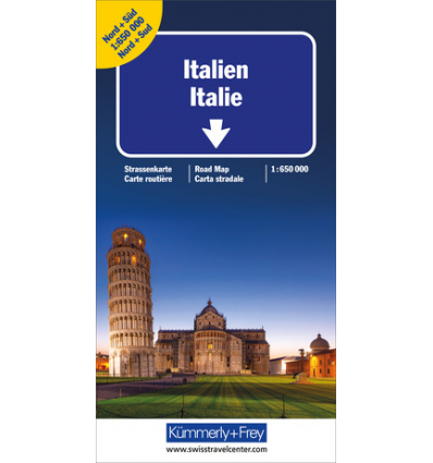 Straßenkarte Italien 1:650.000