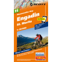 Mountainbike Map Engadin St. Moritz Nr. 11 1:50.000