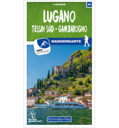 Lugano, Sottoceneri, Gambarogno 1:40.000