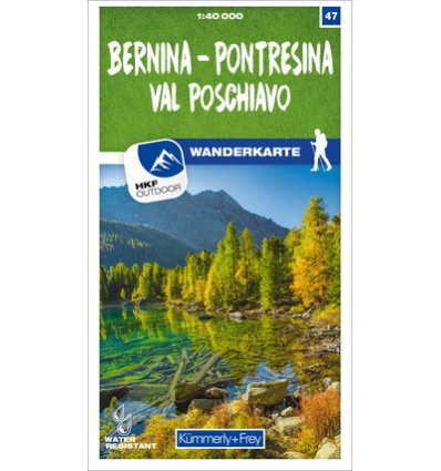 Bernina, Pontresina, Val Poschiavo 1:40.000