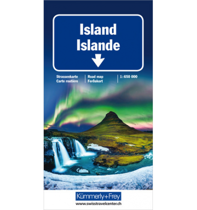 Straßenkarte Island 1:650.000