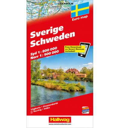 Schweden 1:800.000/1:900.000