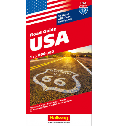 Road Guide USA con E-Distoguide 1:3,8 Mio Nr. 12