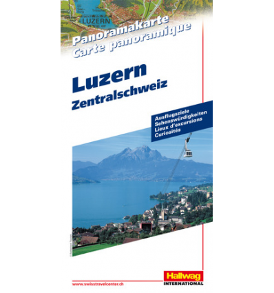 Carta panoramica Svizzera Centrale Luzern