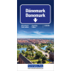 Straßenkarte Dänemark 1:300 000