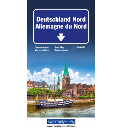 Straßenkarte Deutschland Nord 1:500.000