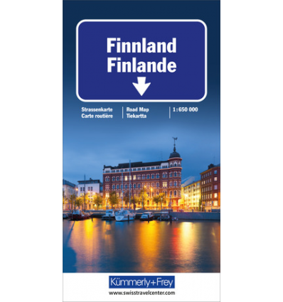 Carta stradale Finlandia 1:650.000