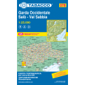 Garda occidentale Salò Val Sabbia 1:25 000