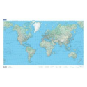 Weltkarte 1:50 Mio physikalisch