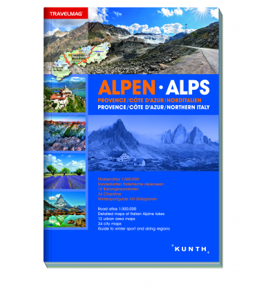 Alpen Straßenatlas 1:300 000