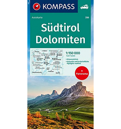 Südtirol, Dolomiten 1:150.000