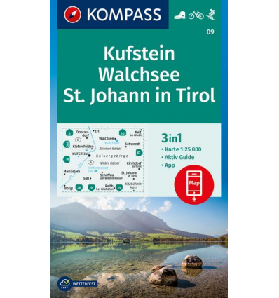 Kufstein, Walchsee, St. Johann in Tirol 1:25.000
