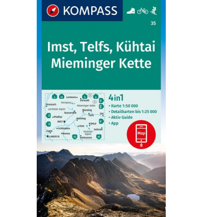 Imst, Telfs, Kühtai, Mieminger Kette 1:50.000