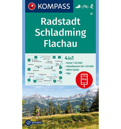 Radstadt, Schladming, Flachau 1:50.000