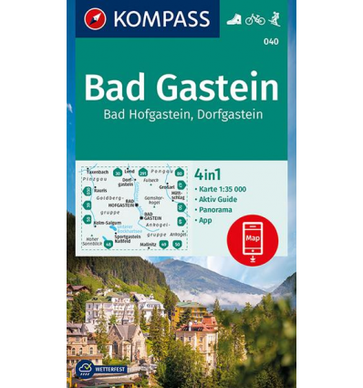 Bad Gastein, Bad Hofgastein, Dorfgastein, 1:35.000