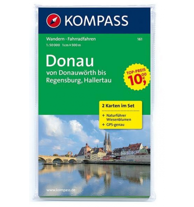 Donau, Von Donauwörth bis Regensburg 1:50.000