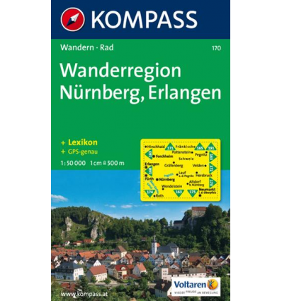 Wanderregion Nürnberg, Erlangen 1:50.000