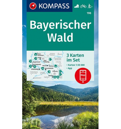 Bayerischer Wald, Set da 3 Pezzi 1:50.000